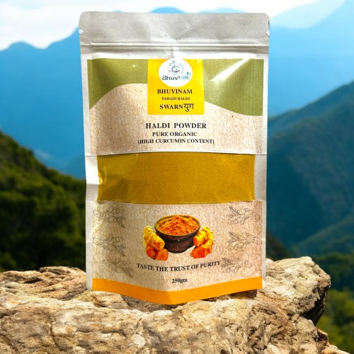 Pahadi Haldi (Organic Mountain Turmeric)