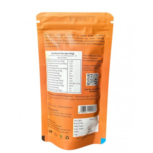 Pahadi Haldi (Organic Mountain Turmeric)