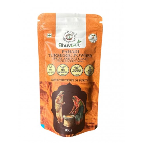 Pahadi Haldi (Organic Mountain Turmeric)